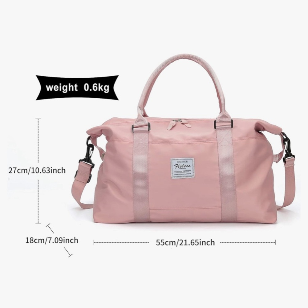 Pink Travel/Weekender Duffle Bag